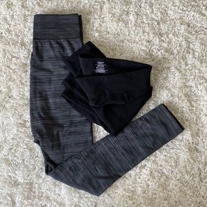 Fleece Over The Belly Maternity Leggings